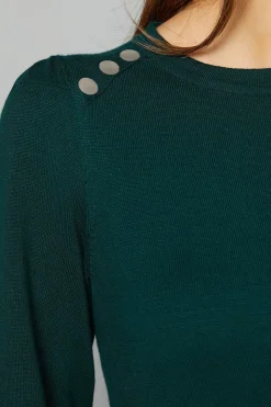 Wallis Robe synthétiquell Évasée à Col Rond<Femme Pulls Et Gilets|Toutes Les Mailles
