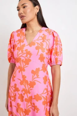 Wallis Robe À Thé Florale D'été<Femme Robes|Robes Mi-Longues