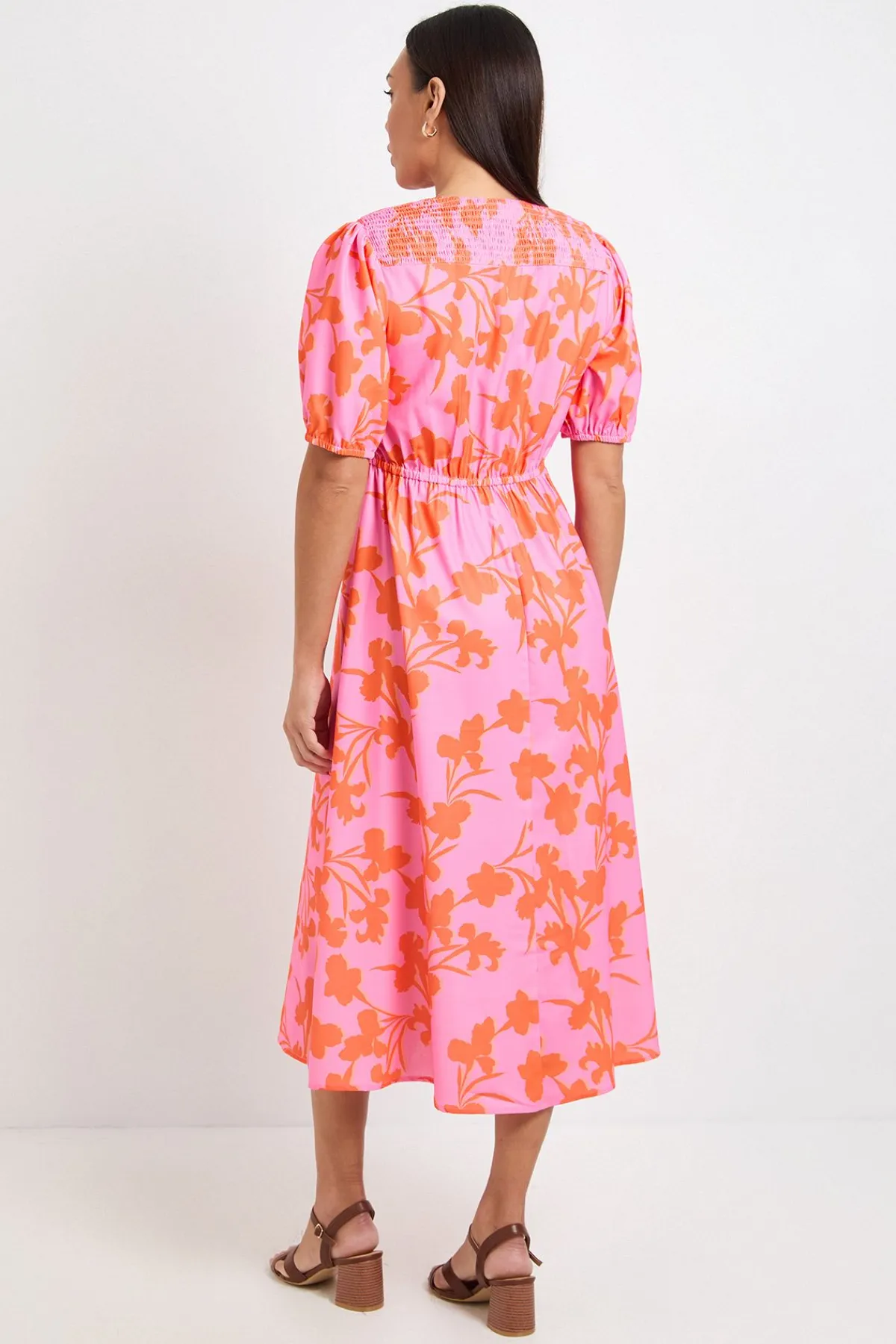 Wallis Robe À Thé Florale D'été<Femme Robes|Robes Mi-Longues