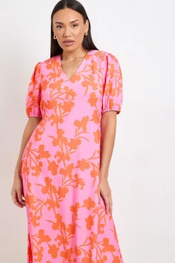 Wallis Robe À Thé Florale D'été<Femme Robes|Robes Mi-Longues