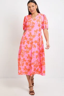 Wallis Robe À Thé Florale D'été<Femme Robes|Robes Mi-Longues
