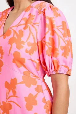 Wallis Robe À Thé Florale D'été<Femme Robes|Robes Mi-Longues