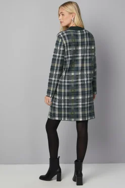 Wallis Robe Tricotée à Carreaux avec Col Zippé Petite Taille<Femme Toutes Les Robes|Robes Mi-Longues