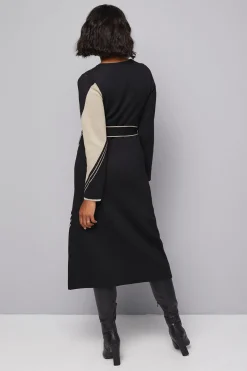 Wallis Robe Tricotée Jacquard Asymétrique<Femme Pulls Et Gilets|Toutes Les Mailles