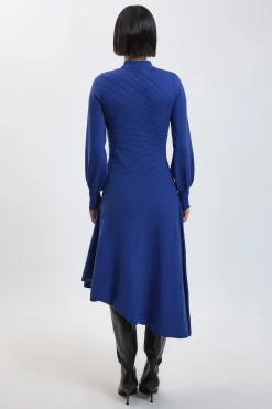 Robe Tricotée À Manches Longues Avec Détail De Côtes Aspect Laine Petite