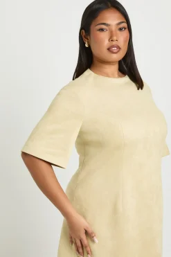 Robe T-shirt Ample en Synthétique Grande Taille