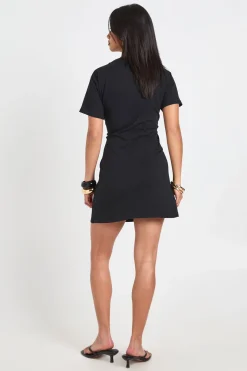 Robe T-shirt À Détail De Finition Petite