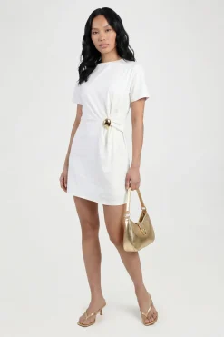 boohoo Robe T-shirt À Détail Doré<Femme Robes|Robes De Jour