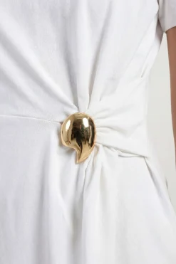 boohoo Robe T-shirt À Détail Doré<Femme Robes|Robes De Jour