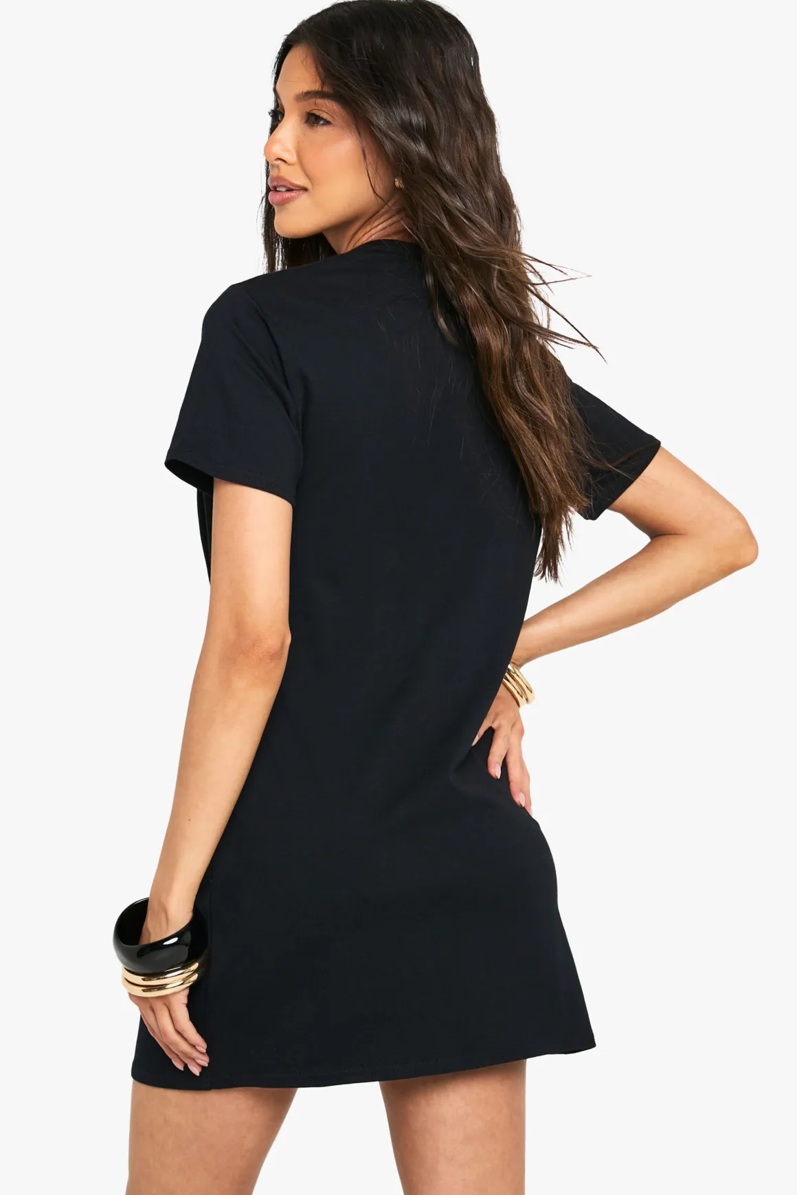 Robe T-shirt à détails