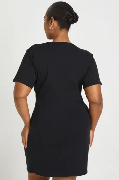 Robe T-shirt Grande Taille Avec Détail De Garniture
