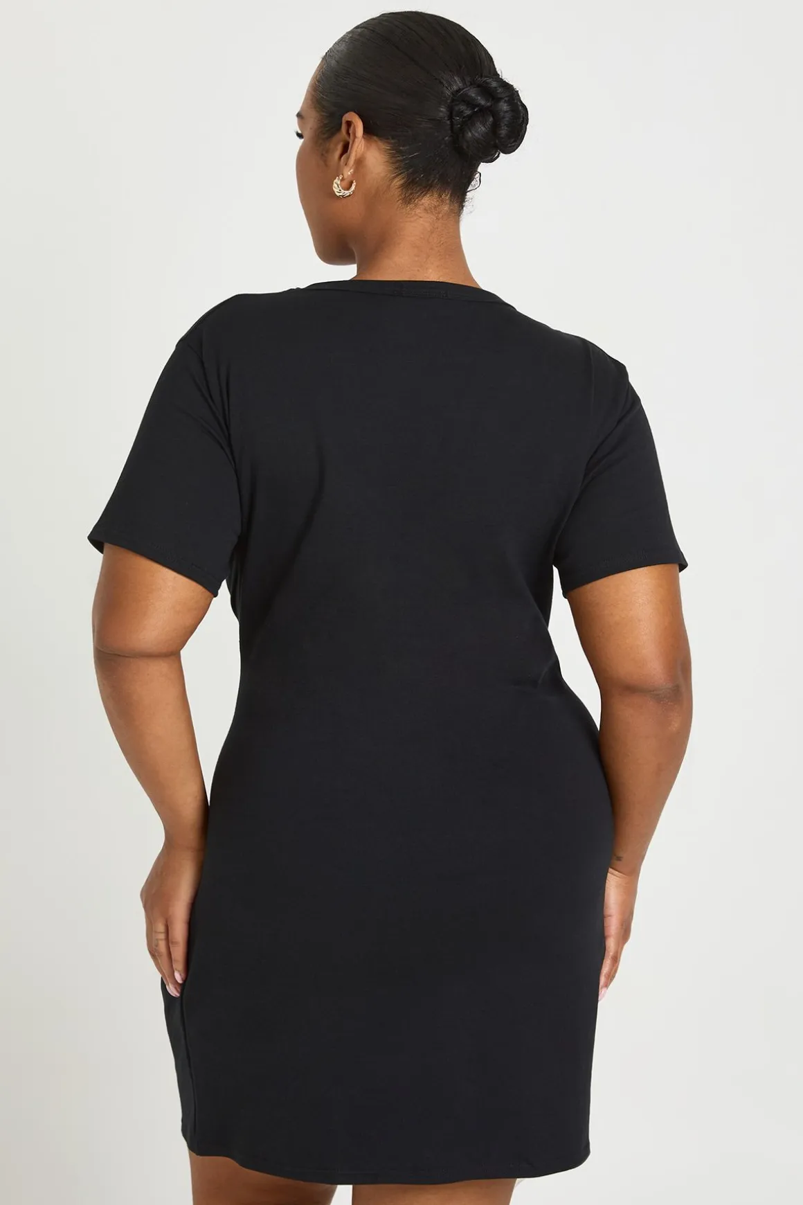 Robe T-shirt Grande Taille Avec Détail De Garniture