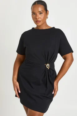 Robe T-shirt Grande Taille Avec Détail De Garniture