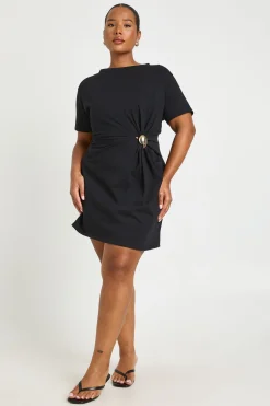 Robe T-shirt Grande Taille Avec Détail De Garniture