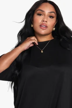 boohoo Robe T-shirt Mini Grande Taille<Femme Robes T-Shirt|Robes