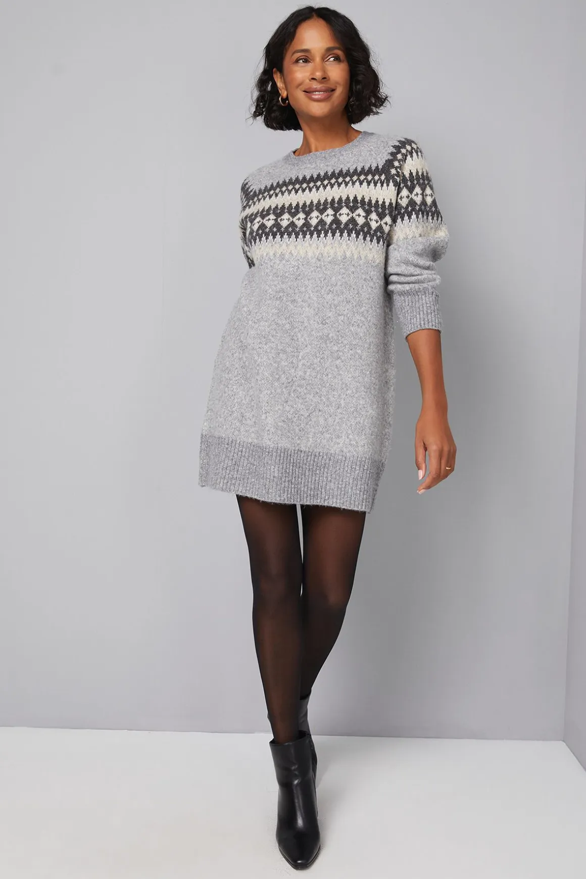 Robe Tunique Fairisle