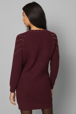 Wallis Robe Tunique Tricotée à Clous de Noël<Femme Pulls Et Gilets|Toutes Les Mailles