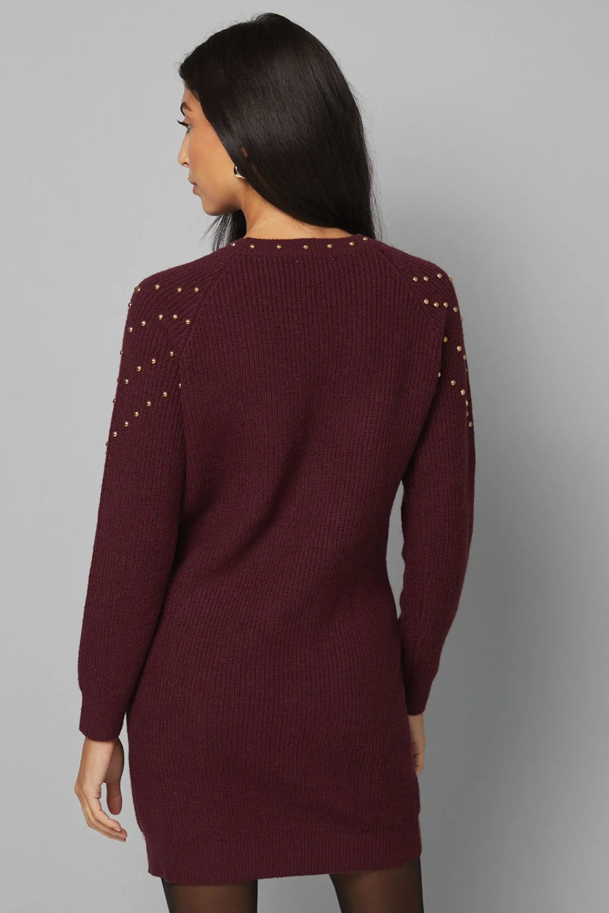 Wallis Robe Tunique Tricotée à Clous de Noël<Femme Pulls Et Gilets|Toutes Les Mailles