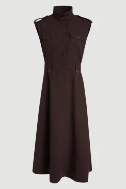 Robe Utilitaire À Texture Chevron