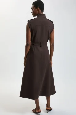 Robe Utilitaire À Texture Chevron