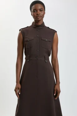 Robe Utilitaire À Texture Chevron