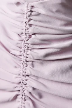 Robe Vee Froncée