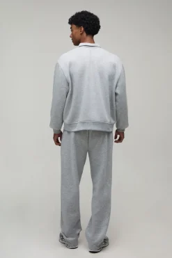boohooMAN Rugby Oversize Boxy Et Jogger Coupe Droite<Homme Survêtements Grande Taille|Tout Afficher