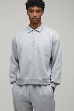 boohooMAN Rugby Oversize Boxy Et Jogger Coupe Droite<Homme Survêtements Grande Taille|Tout Afficher