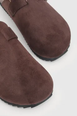 boohoo Sabots Fermés Basiques<Femme Looks Chocolat|Basiques