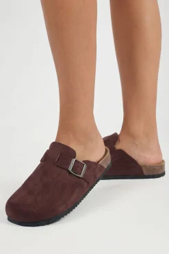 boohoo Sabots Fermés Basiques<Femme Looks Chocolat|Basiques