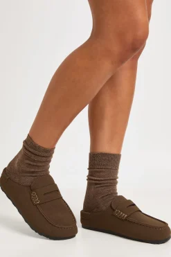 boohoo Sabots Mules À Enfiler Avec Bride Enveloppante< Chaussures Plates|Mules