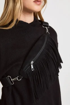 Sac Banane En Synthétique Avec Détail De Pompons