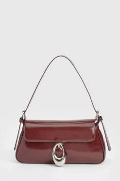 Sac à bandoulière avec détails de boucle métallique