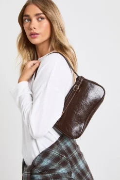 Sac à bandoulière à double lanières avec détails de boucle