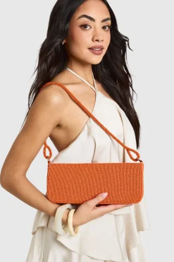 Sac À Bandoulière À Détails Perlés