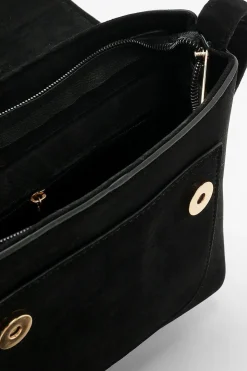 boohoo Sac bandoulière en suédette à pampilles< Sacs À Bandoulière|Sacs Bandoulière