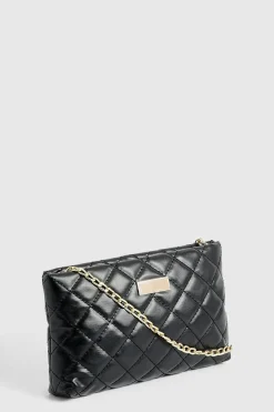 boohoo Sac Bandoulière Matelassé Oversize Basique<Femme Sacs À Bandoulière|Sacs Bandoulière