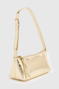 Sac À Bandoulière Mini Texturé Métallisé