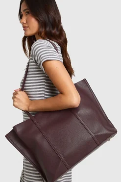 boohoo Sac Cabas À Compartiments Multiples< Sacs À Main|Tote Bags