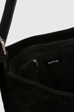 boohoo Sac Cabas En Synthétique Avec Détail Anneau< Sacs En Faux Daim|Sacs À Main