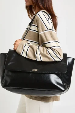 Sac Cabas Extra Large À Finition Ultra Brillante