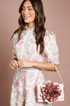 Sac à Main Ava avec Détails Floraux