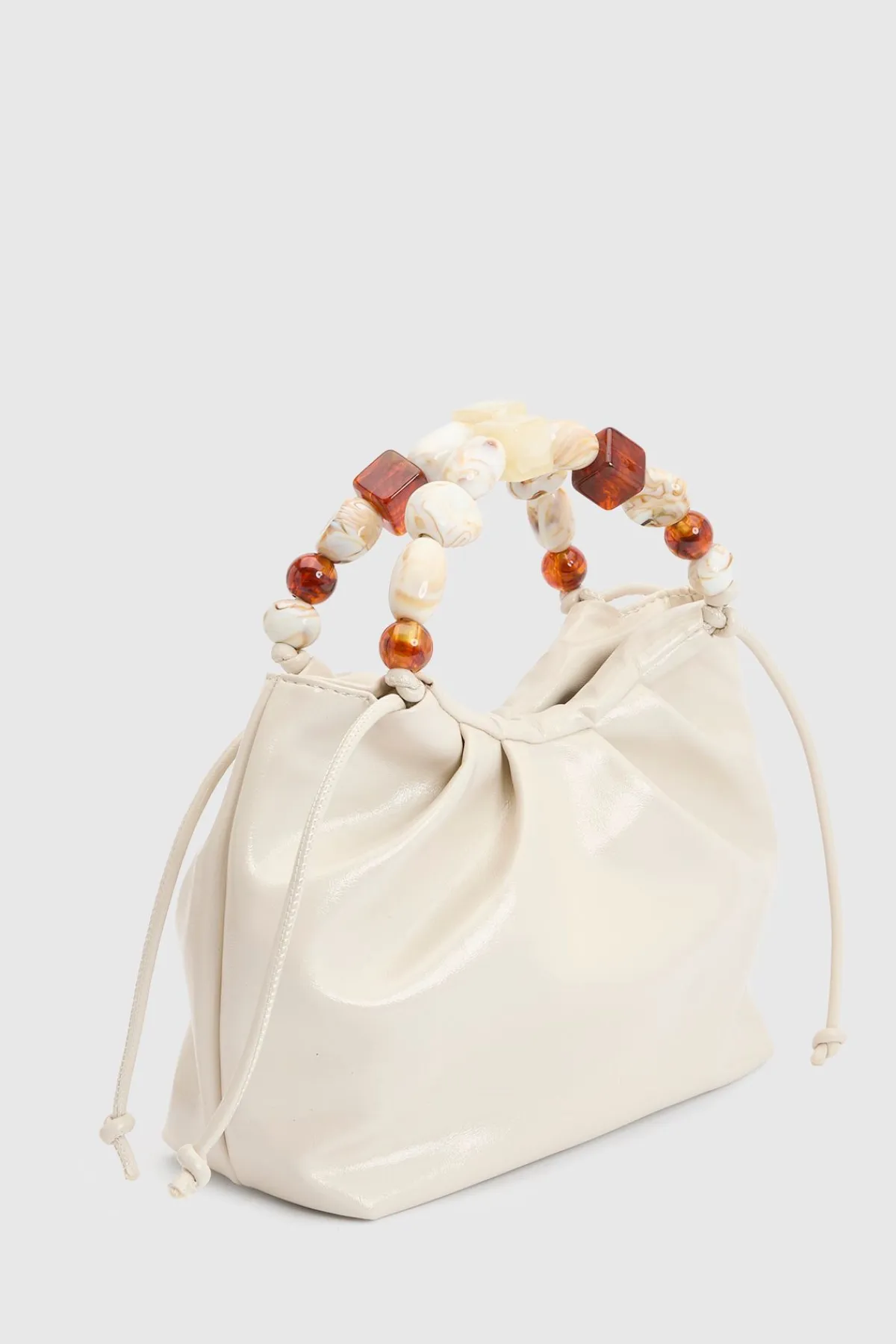 boohoo Sac À Main Avec Anse Perlée< Sacs À Main|Tons Neutres