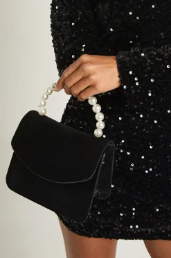 boohoo Sac à main avec poignée en perle de velours< Sacs À Main