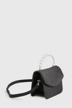 boohoo Sac à main avec poignée en perle de velours< Sacs À Main