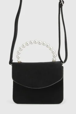 boohoo Sac à main avec poignée en perle de velours< Sacs À Main