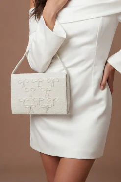 Sac À Main D'épaule Nœud Orné Mariée Faye
