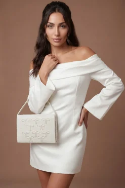 Sac À Main D'épaule Nœud Orné Mariée Faye