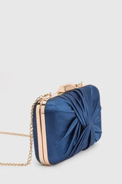 Sac Pochette Beauté Avec Détail Torsadé En Satin