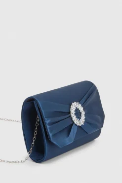 Dorothy Perkins Sac Pochette En Satin Tyla Avec Bordure Ornée De Diamants< Pochettes|Sacs À Main